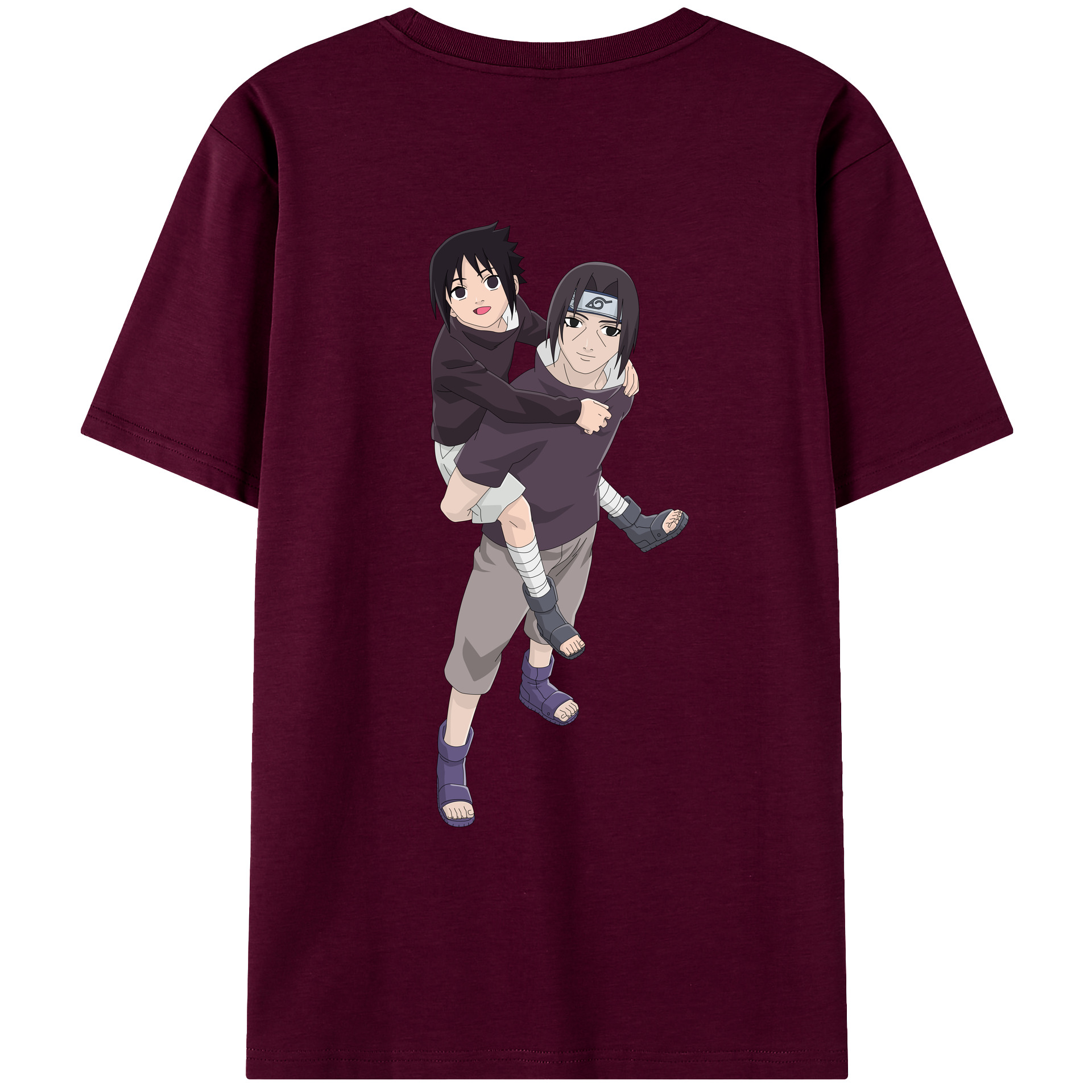 （画像用） NARUTO -ナルト- うちは イタチ Uchiha Itachi レディース半袖Tシャツ(バックプリント)